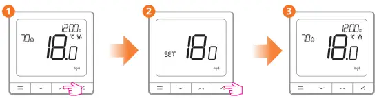 Continal 39001 Quantum Digital Thermostat - digital