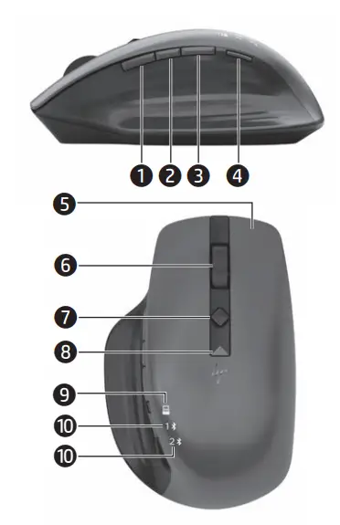 hp MU89 Wireless Mouse User Guide - Product Overview