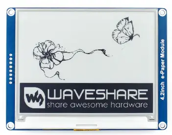 WAVESHARE- REBE-TZ42C -LED 4.2 -Inch 3-Color -Graphic- PRODUCT