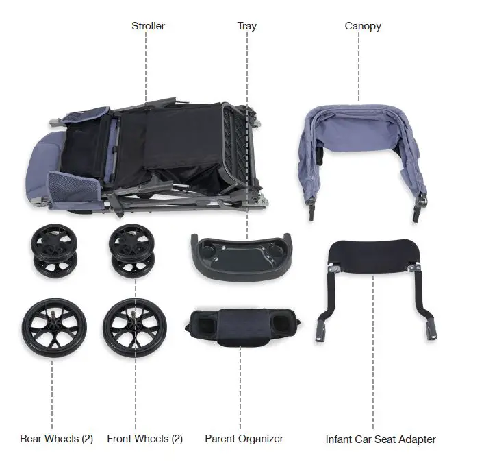 joovy Caboose Ultralight Sit and Stand Double Stroller 1