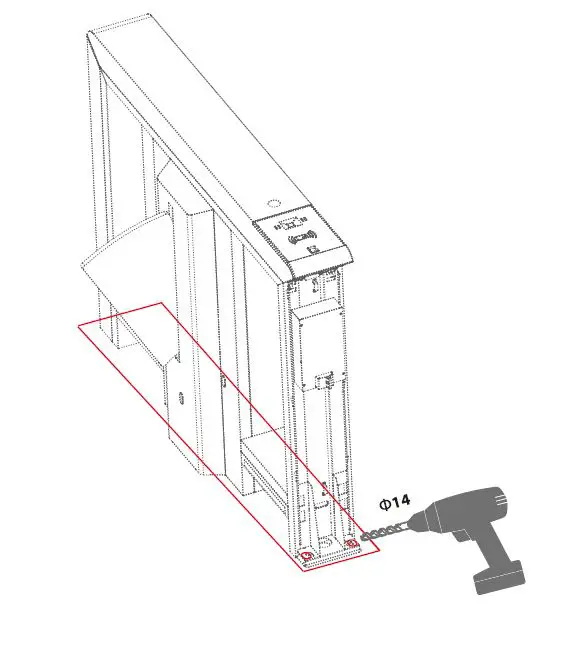 ZKTECO-Mars-F1000-Singe-Lane-Flap-Barrier-Turnstile-7