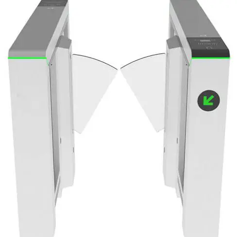 ZKTECO-Mars-F1000-Singe-Lane-Flap-Barrier-Turnstile-pro