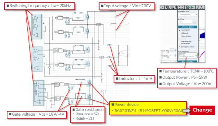 ROHM 64UG022E Solution Simulator Power Device