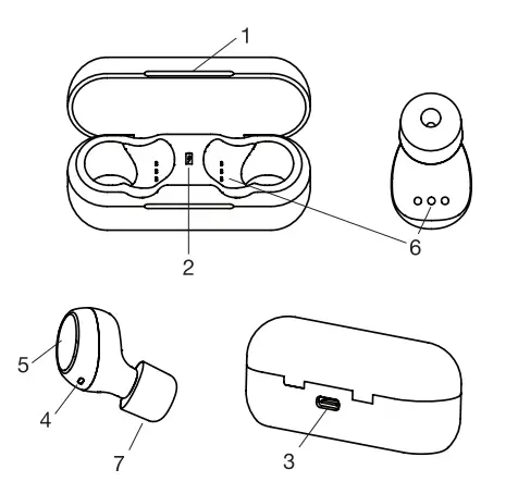 Iso-Tunes-IT-13-Matte-Black-Wireless-Bluetooth-Earbuds-fig-1
