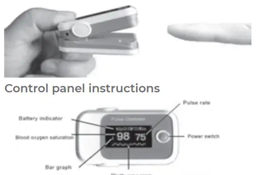 iGear iG-PO1 Pulse Oximeter Digital Fingertip Monitor-fig2