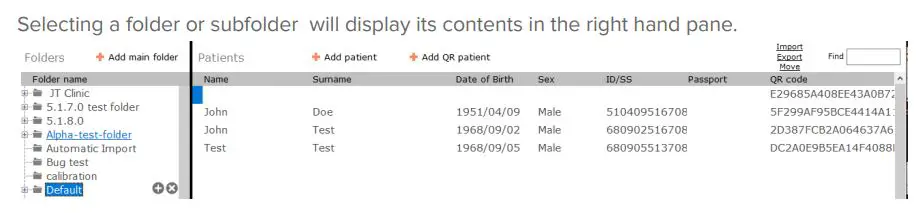 eMoyo TD0102 Kuduscope User Manual - Selecting a folder or subfolder will display its contents in the right hand pane