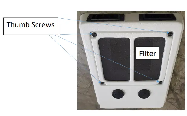 RecPro 1-KIT-12VRV-1 12V RV Air Conditioner 1