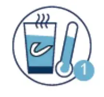 Well Health WH-DG Wellhealth Dental Guard - Place the mouth guard in the hot water for 15 30 seconds