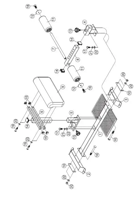 French Fitness FF-SS20 Sissy Squatz Owner's fig 10