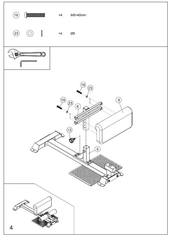 French Fitness FF-SS20 Sissy Squatz Owner's fig 9