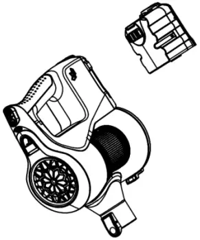 Kogan T10PRO CORDLESS 29.6V STICK VACUUM CLEANER - battery