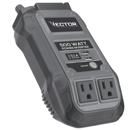 VECTOR-PI500V-500-WATT-Power-Inverter-with-USB-Charging-Ports-PRODUCT