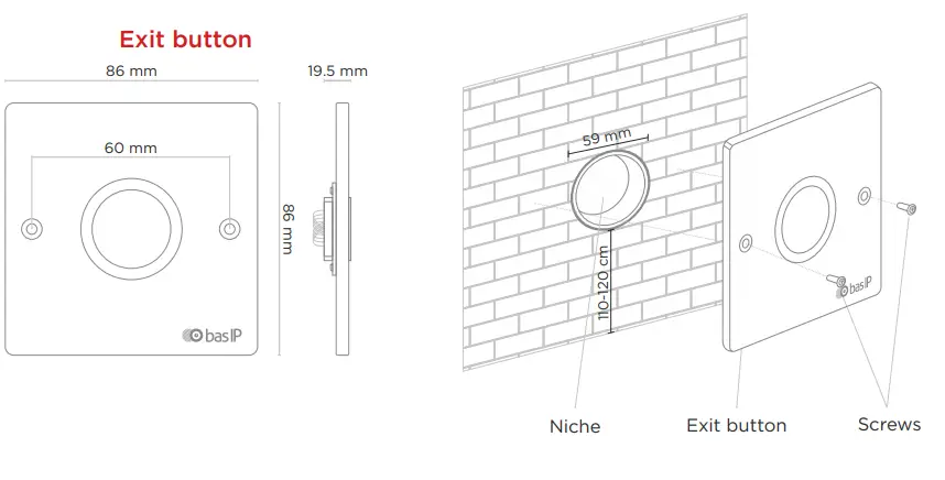 BAS-IP SH-47T 0TOUCH-FREE BUTTON 3