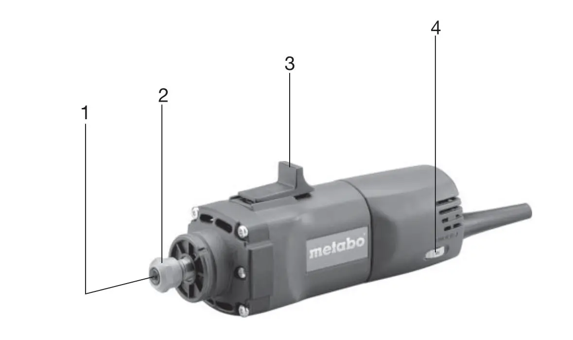 metabo 600737000 FME 737 Router and Grinder Motor - overview