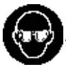 wear protective goggles icon