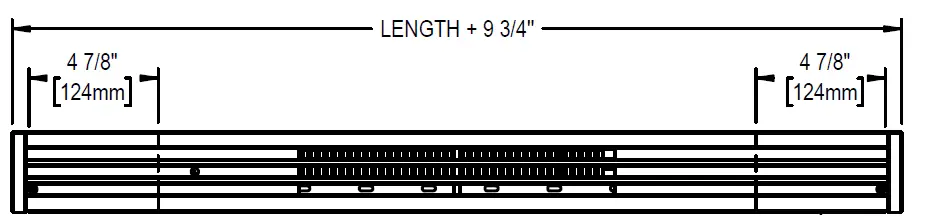 STELPRO ALUX2 Series Aluminum Mini Architectural Baseboard-FIG3