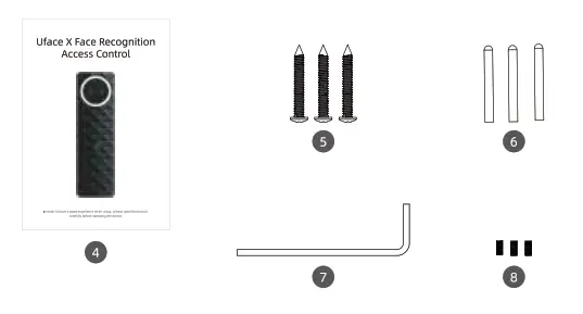 Uface X U05-1701 Face Recognition Terminal - Fig 2