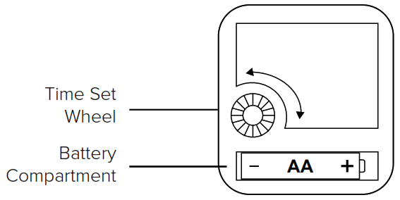 LA CROSSE 435-3256B-SM LIGHTED SUN MOON WALL CLOCK - battery