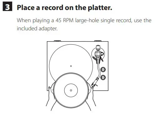 TEAC TN-400BT-SE Manual Belt Drive Turntable Owner's Manual - Basic operation
