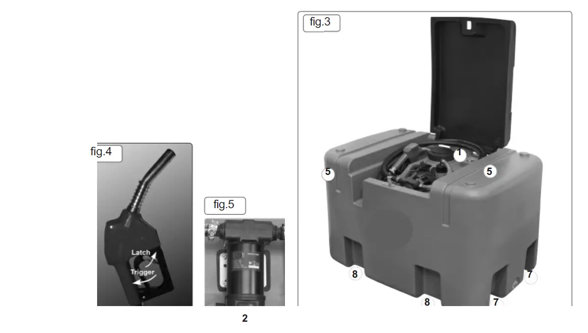 BRABEREQ DD400 Diesel Transfer Tank fig 3