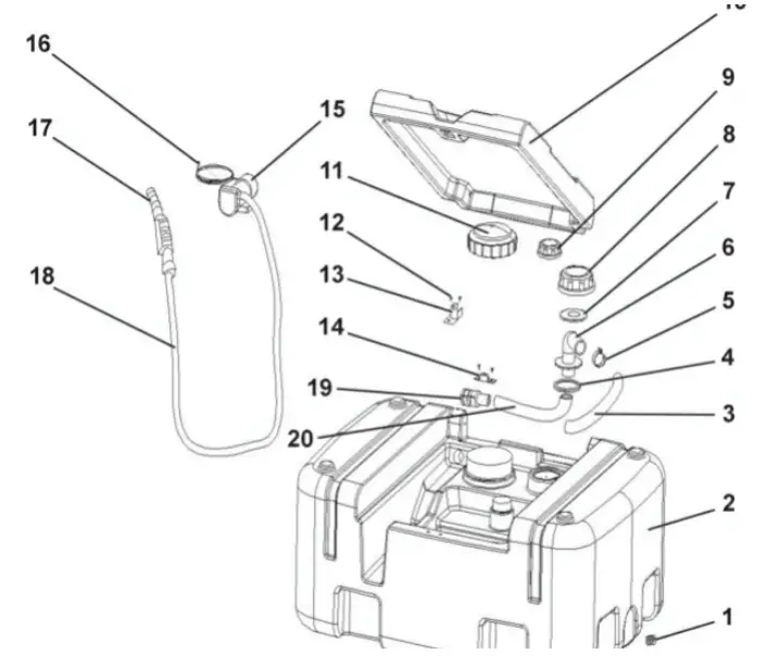 BRABEREQ DD400 Diesel Transfer Tank fig 4