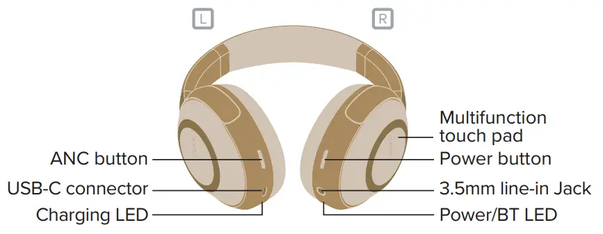 cleer 242ALPHAMB Alpha Wireless Active Noise Cancelling - Box contents1