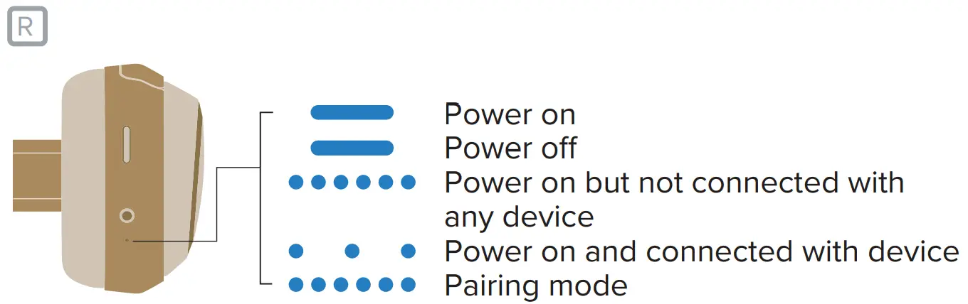 cleer 242ALPHAMB Alpha Wireless Active Noise Cancelling - Power on