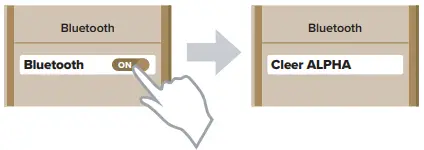 cleer 242ALPHAMB Alpha Wireless Active Noise Cancelling - device list