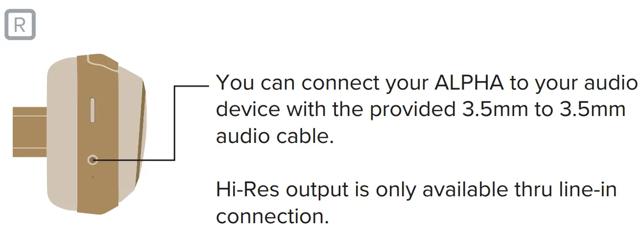 cleer 242ALPHAMB Alpha Wireless Active Noise Cancelling - in connection