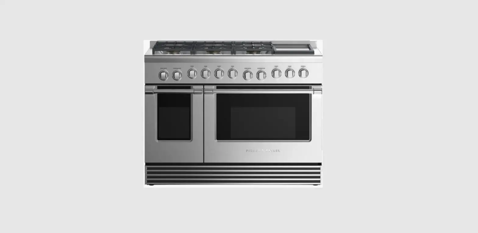 Fisher Paykel Rgv2-486gd-ln 48 Inch 6 Burners With Griddle Lpg Gas Range User Guide