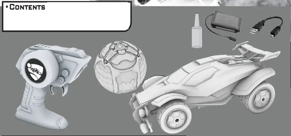 ROCKET LEAGUE F51547A Octane ZSR Smoke RC FIG 4