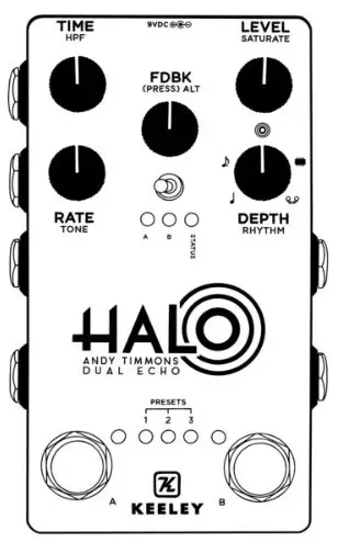 KEELEY KHaloB12 Halo Andy Timmons Dual Echo Pedal - cover