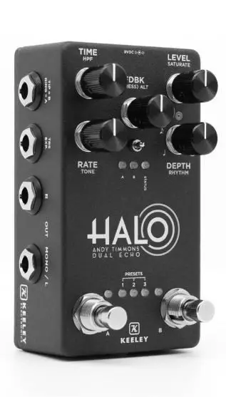 KEELEY KHaloB12 Halo Andy Timmons Dual Echo Pedal - overview