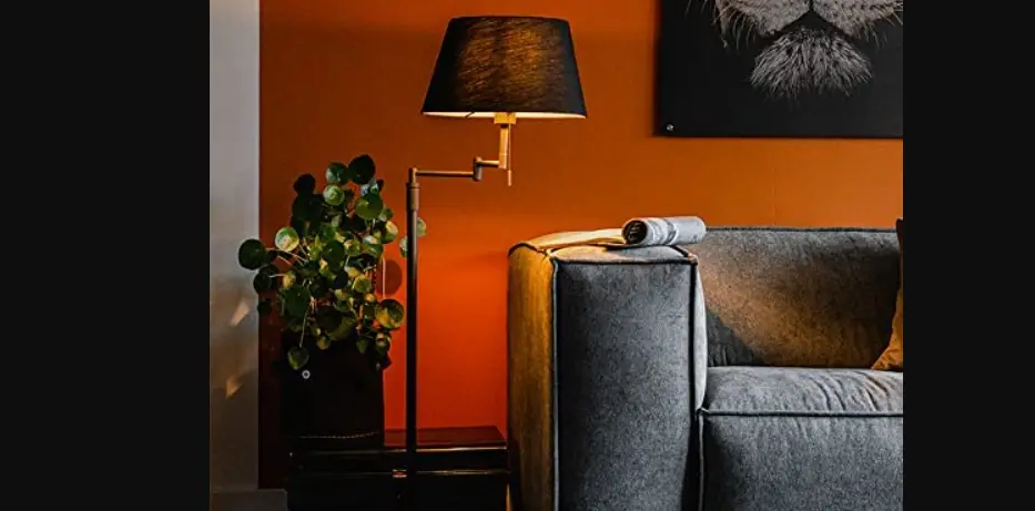 Qazqa 102375 Ladas Fl Modern Swing Arm Floor Lamp Instruction Manual