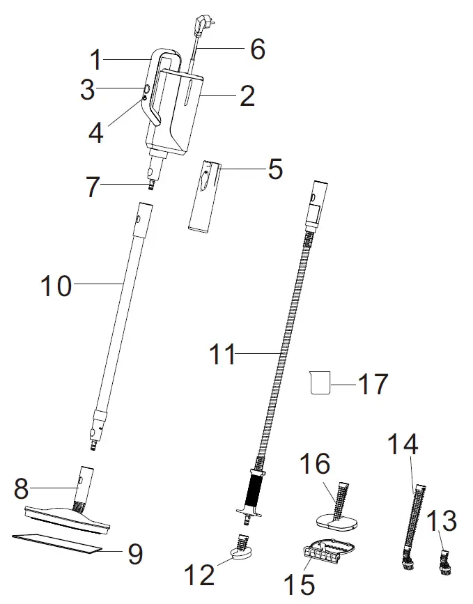 BLAUPUNKT STM601 Steam Mop-1