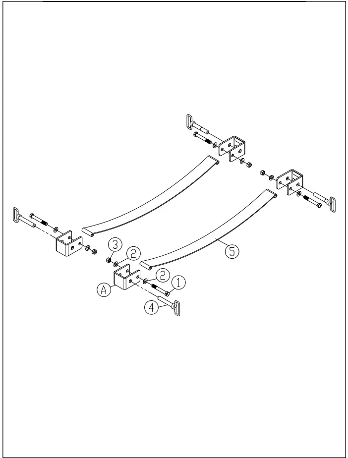 SPRSS Power Rack Strap Safeties Installation illustration