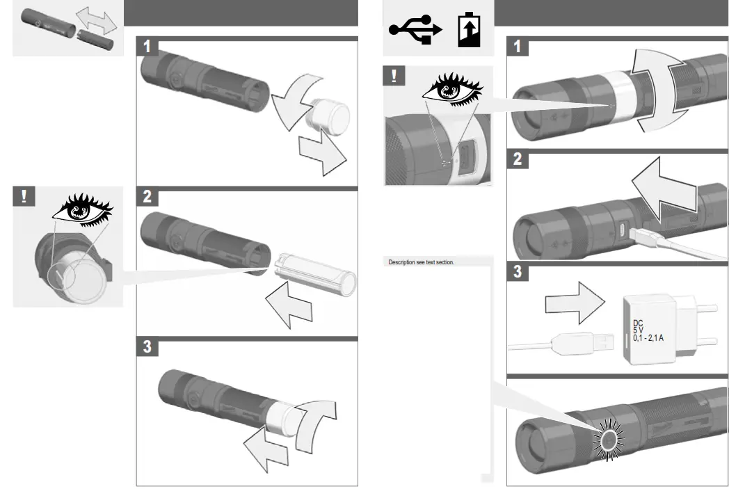milwaukee L4 TMLED Twist Focus Flashlight - fig 1