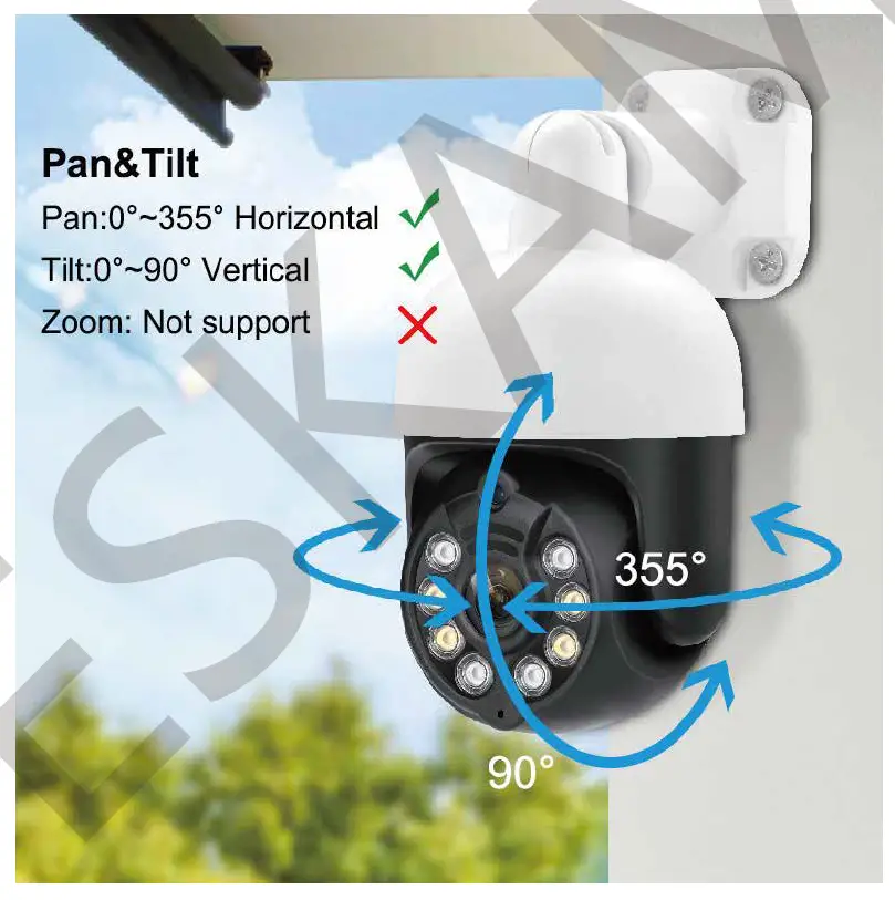 YESKAMO POE Floodlight Camera 3