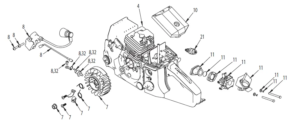 Earthquake CS4518B Chainsaw (2)