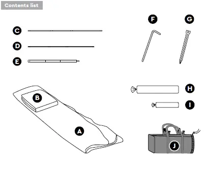 TAMBU Suti TC 4 Person Family Tunnel Tent Navy Blue fig 1
