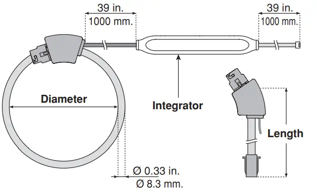LEVITON CRS4K Rogowski Flexible Current Sensor - fig 3