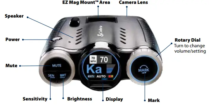 Cobra 0181000-0 Road Scout Dash Cam and Radar Detector  (10)