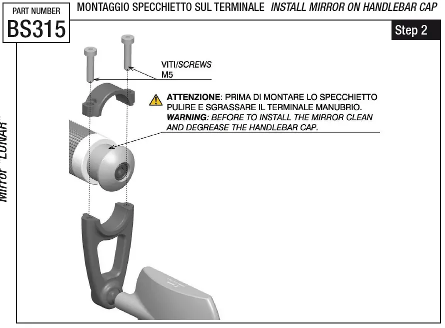rizoma BS315 Rearview Mirror 4