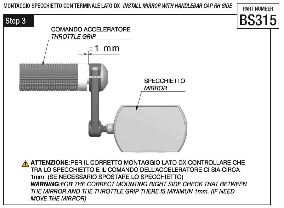 rizoma BS315 Rearview Mirror 5