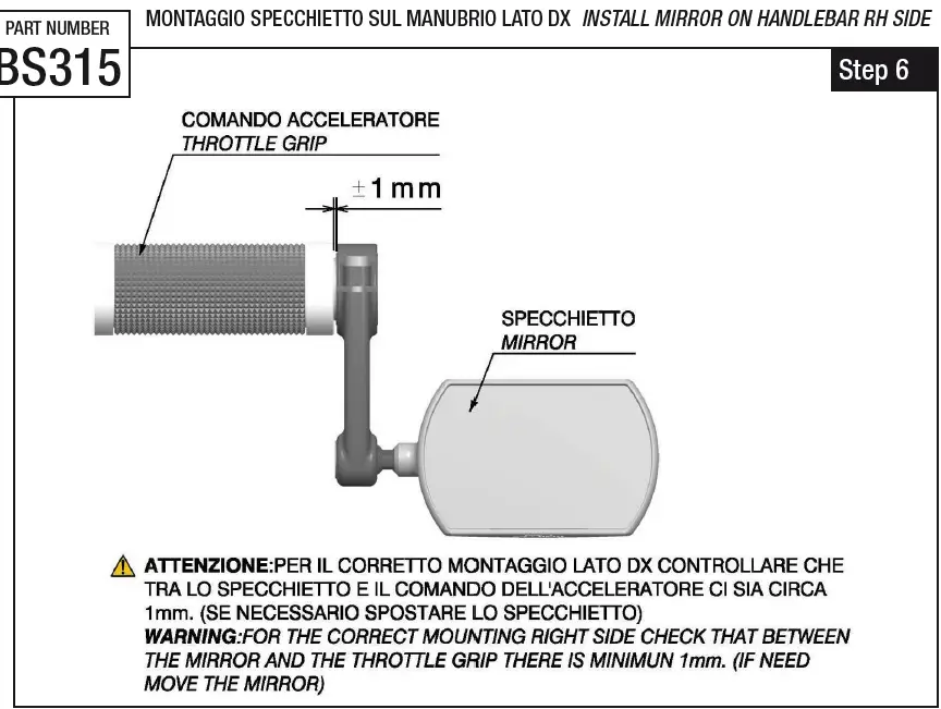rizoma BS315 Rearview Mirror 8