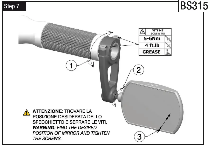 rizoma BS315 Rearview Mirror 9