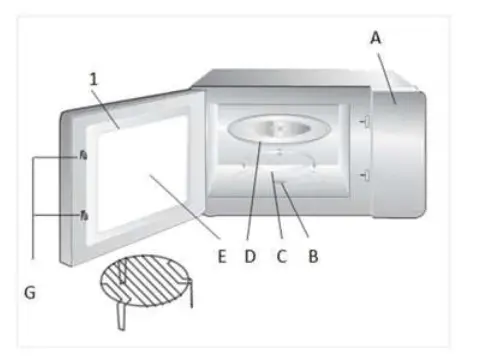 DRIJA -25L-Built-In-Microwave-Oven-FIG-1