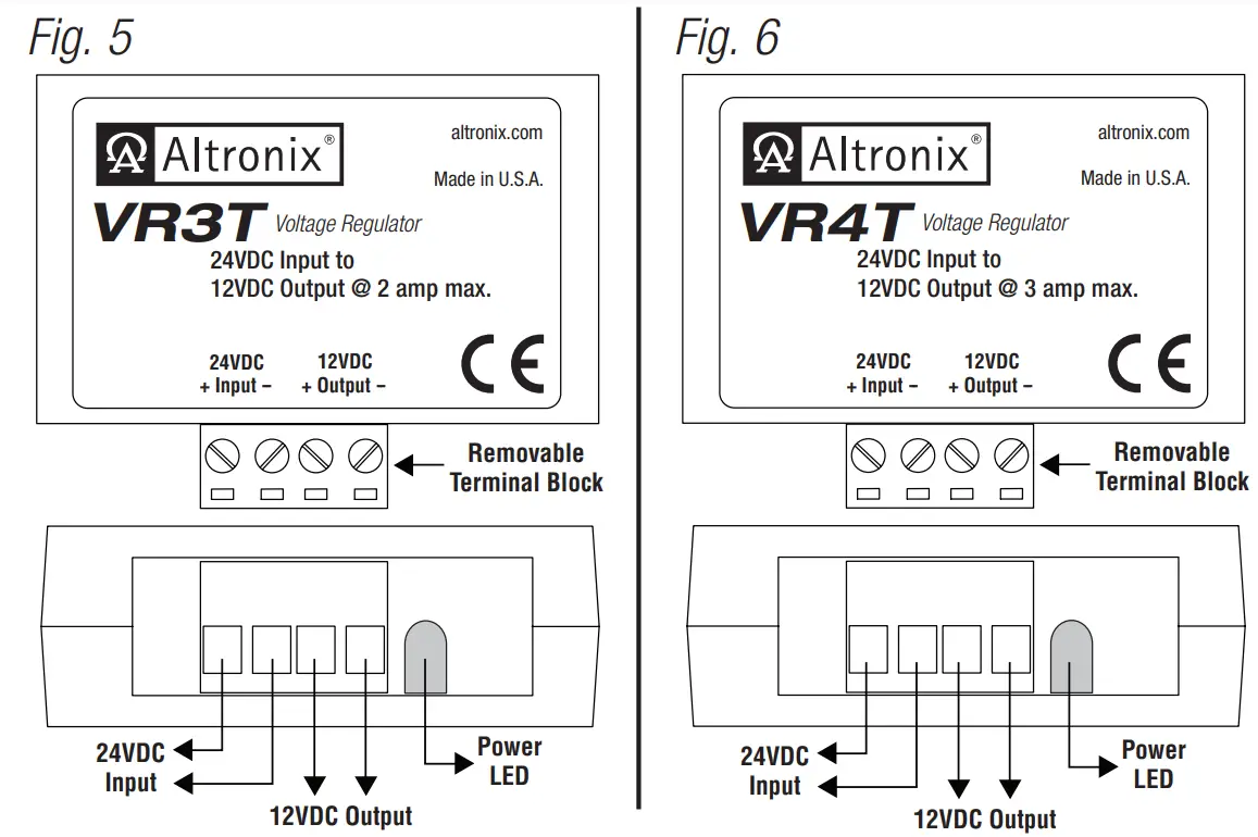 Altronix VR Series Power Conversion Modules - Fig 1