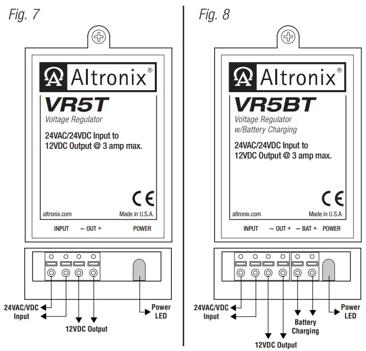 Altronix VR Series Power Conversion Modules - Fig 2