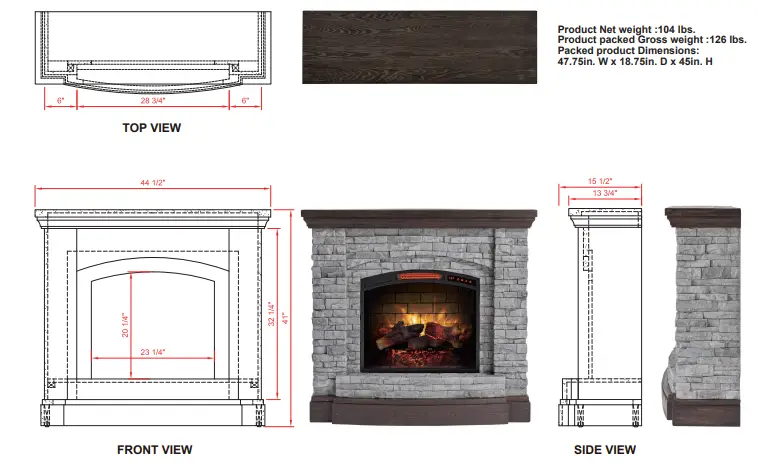 lowes-2406FM-23-933-Electric-Fireplaces-fig-1
